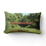 Bridge at Centennial Lake in Ellicott City Lumbar Pillow