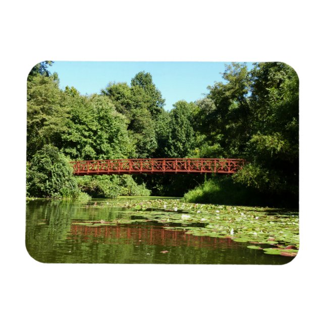 Bridge at Centennial Lake in Ellicott City Magnet (Horizontal)