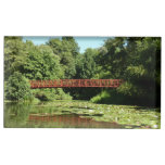 Bridge at Centennial Lake in Ellicott City Place Card Holder