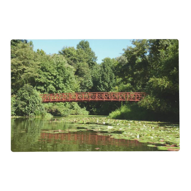 Bridge at Centennial Lake in Ellicott City Placemat (Front)