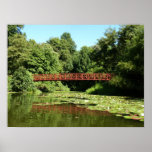 Bridge at Centennial Lake in Ellicott City Poster