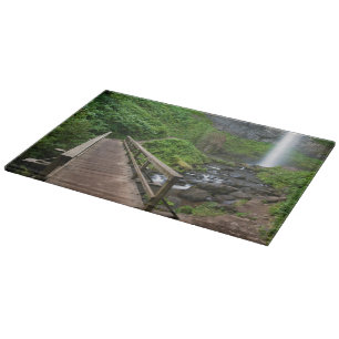 Bridge at Latourell Falls, Columbia River Gorge, Cutting Board
