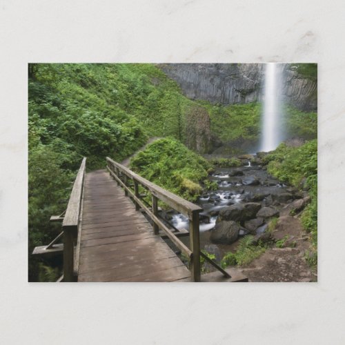 Bridge at Latourell Falls Columbia River Gorge Postcard