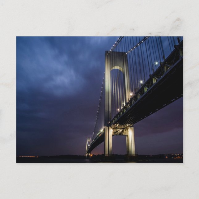 Bridge At Night Postcard (Front)