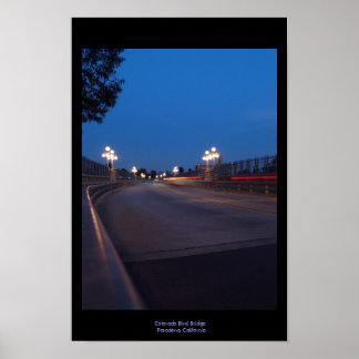 Bridge at Night Poster