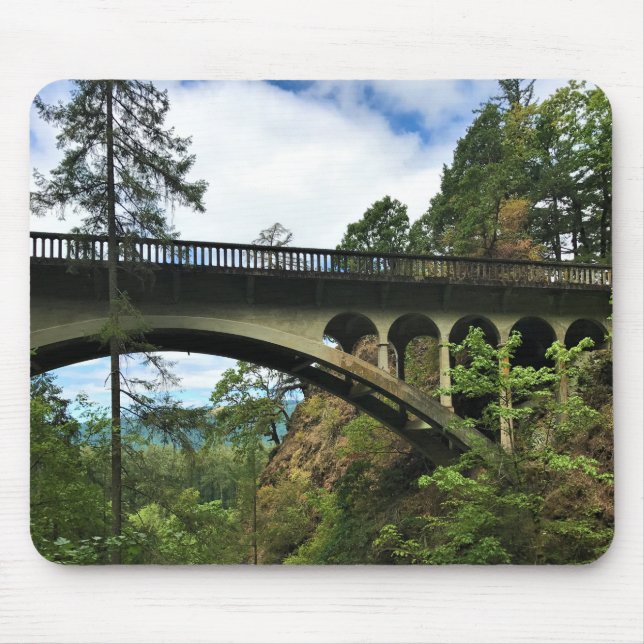 Bridge at Shepperd's Dell, OR Mouse Pad (Front)