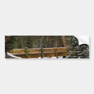 Bridge at Wuksachi Bumper Sticker