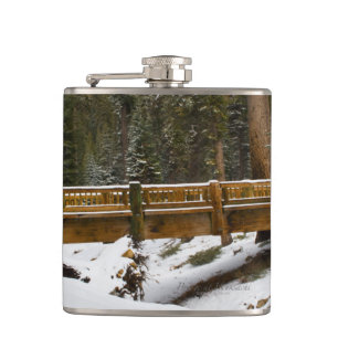 Bridge at Wuksachi Hip Flask