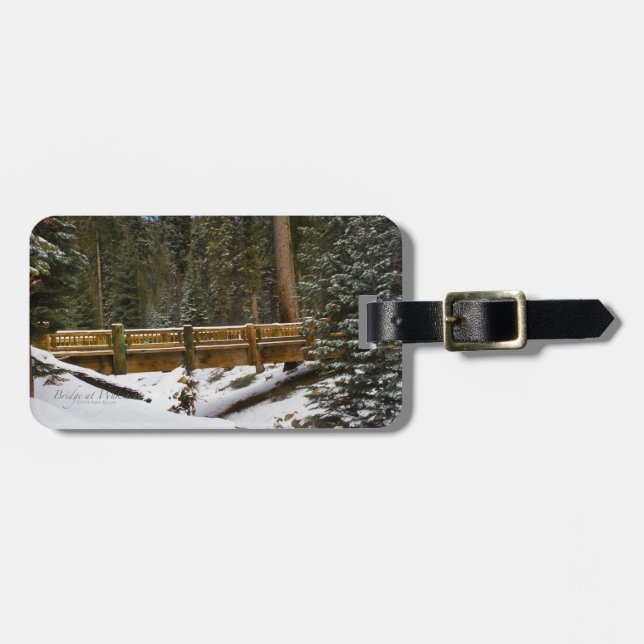 Bridge at Wuksachi Luggage Tag (Front Horizontal)