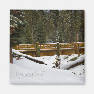 Bridge at Wuksachi Magnet