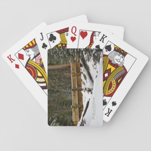 Bridge at Wuksachi Playing Cards