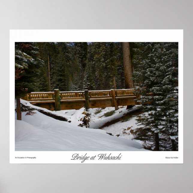 Bridge at Wuksachi Prints (Front)