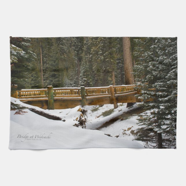 Bridge at Wuksachi Towel (Horizontal)