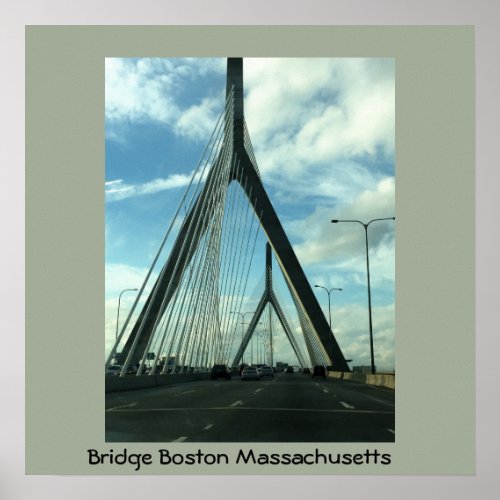 Bridge Boston Massachusetts Poster