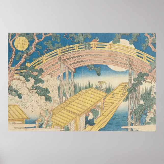 Bridge by Moonlight, from 'Views of Mount Poster (Front)