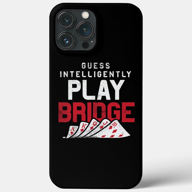 Bridge Card Game Design For Bridge Lover Play Case-Mate iPhone Case (Back)