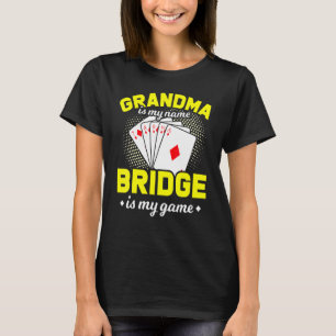 Bridge Card Game Player Grandma T-Shirt