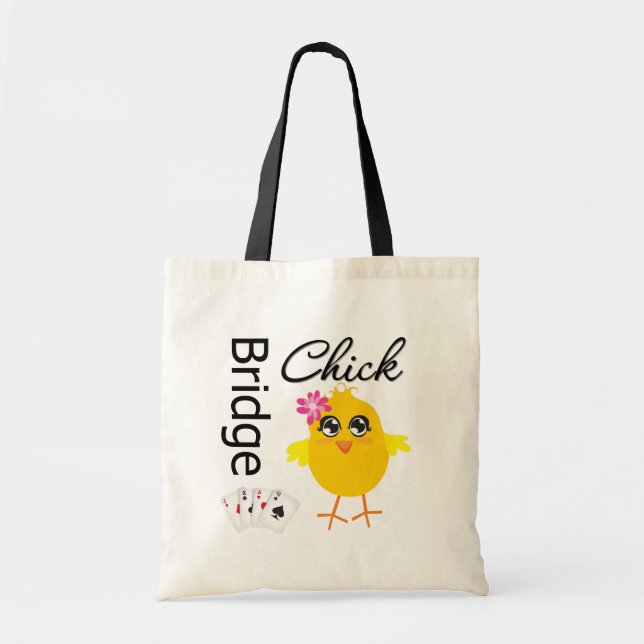 Bridge Chick Tote Bag (Front)