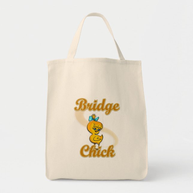 Bridge Chick Tote Bag (Front)