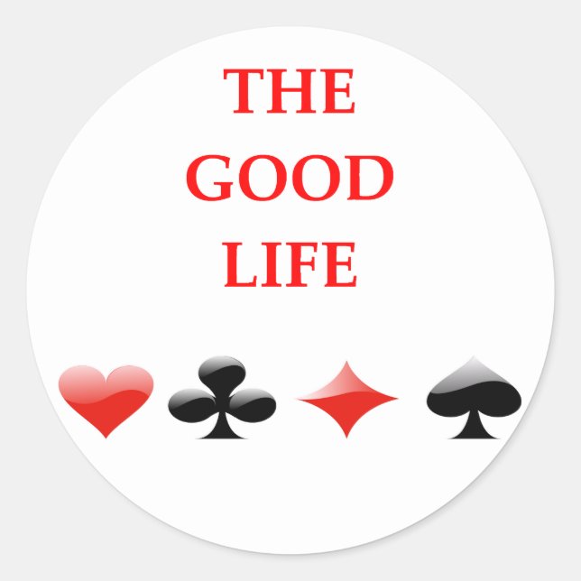 BRIDGE CLASSIC ROUND STICKER (Front)