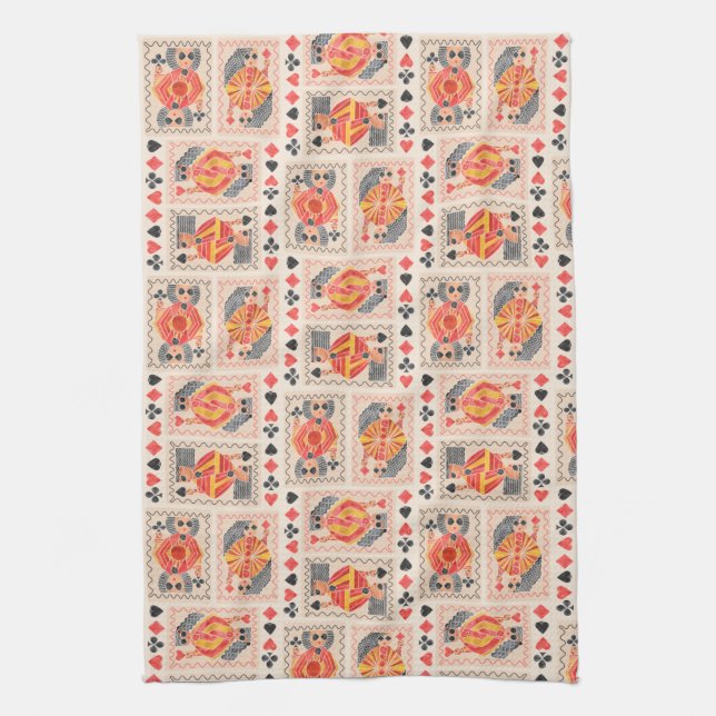 Bridge Club Kitchen Towel (Vertical)