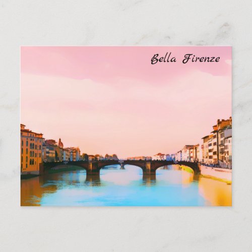  Bridge Firenze Florence Italy Italian AP12 Postcard