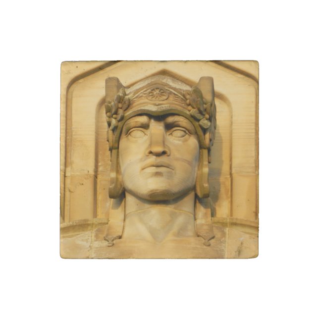 Bridge Guard Cleveland OH Marble Stone Magnet (Front)