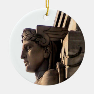 Bridge Guardian CLE Ceramic Ornament