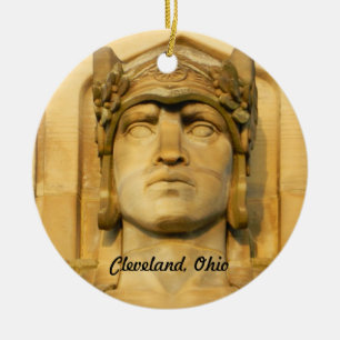 Bridge Guardian CLE Ceramic Ornament