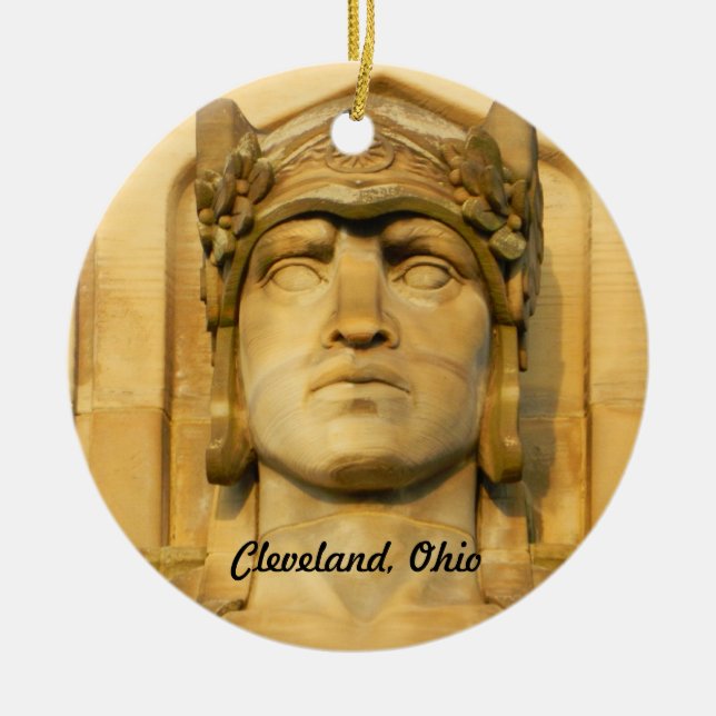  Bridge Guardian CLE Ceramic Ornament (Front)