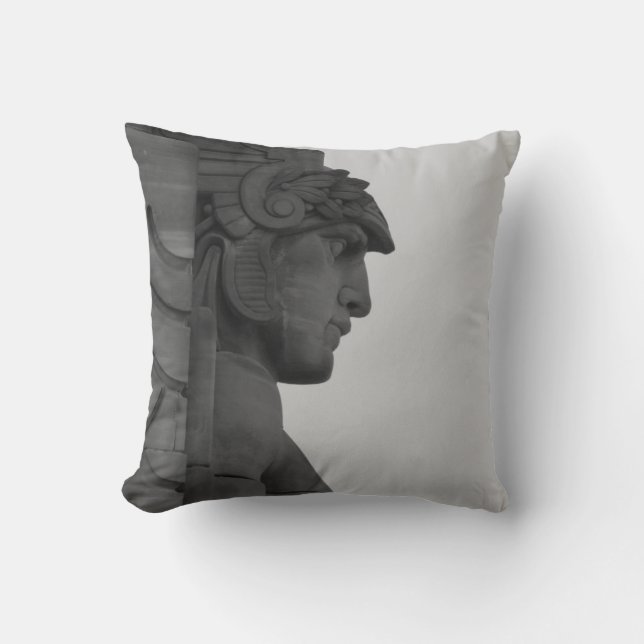 Bridge Guardian (East Facing) Cleveland Pillow (Front)