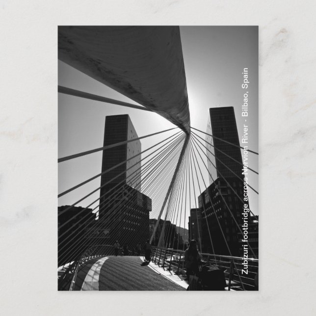 Bridge in Bilbao Postcard (Front)