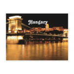 Bridge in Hungary Postcard