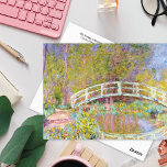 Bridge in Monet&#39;s Garden Claude Monet Postcard
