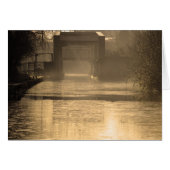 Bridge in morning sun and mist (Front Horizontal)