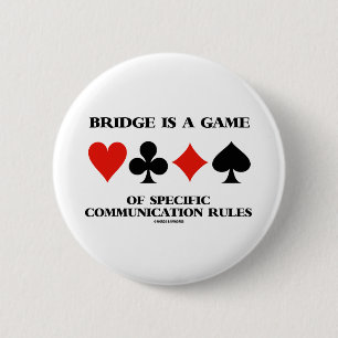 Bridge Is A Game Of Specific Communication Rules Button