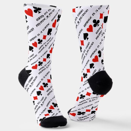 Bridge Is A Game With Its Own Rhyme And Reason Socks