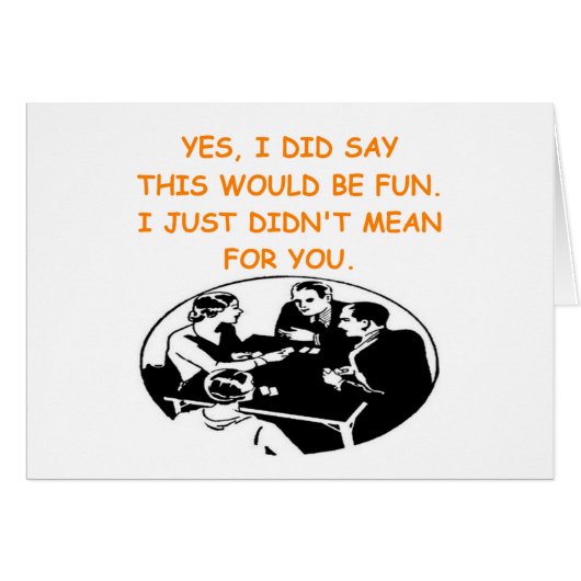 bridge joke cards (Front Horizontal)
