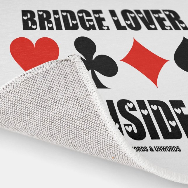 Bridge Lover Inside Four Card Suits Rug (Indoor)