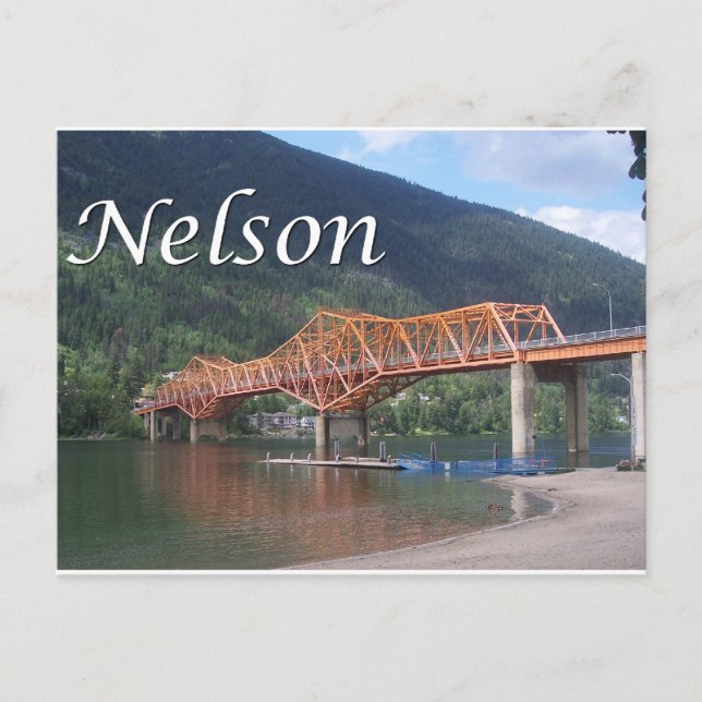Bridge: Nelson, BC Postcard (Front)