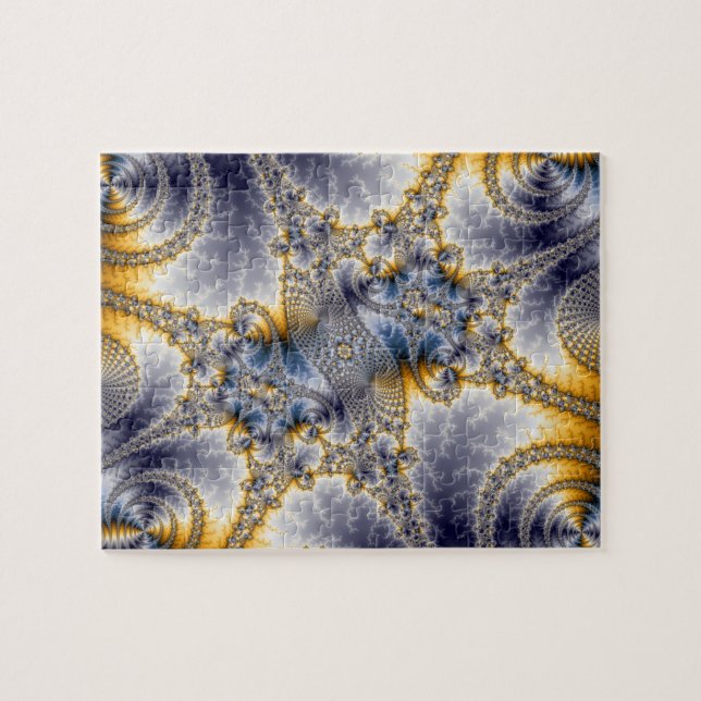 Bridge Network - Mandelbrot Fractal Art Jigsaw Puzzle (Horizontal)