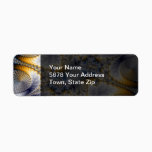 Bridge Network - Mandelbrot Fractal Art Label