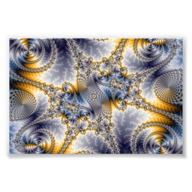 Bridge Network - Mandelbrot Fractal Art Photo Print (Front)