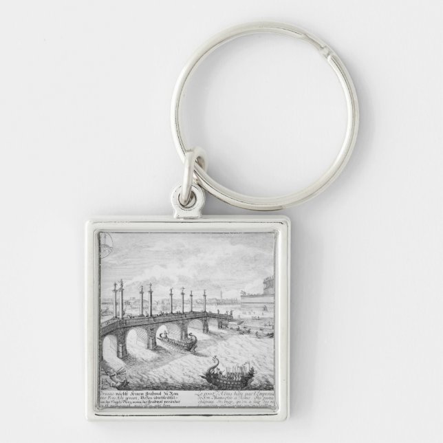 Bridge of Aelius and Hadrian's Mausoleum (Castel S Keychain (Front)