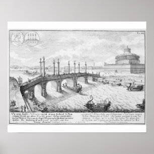 Bridge of Aelius and Hadrian's Mausoleum (Castel S Poster