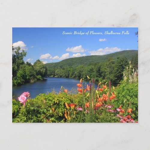 Bridge of Flowers Shelburne Falls Postcard