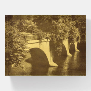 Bridge Of Flowers Vintage Look  Paperweight