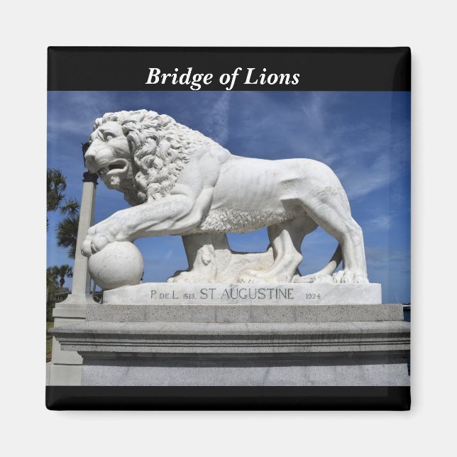 Bridge of Lions Sculpture  Magnet (Front)