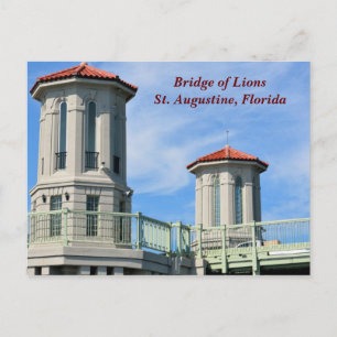 Bridge of Lions St. Augustine, Florida Postcard