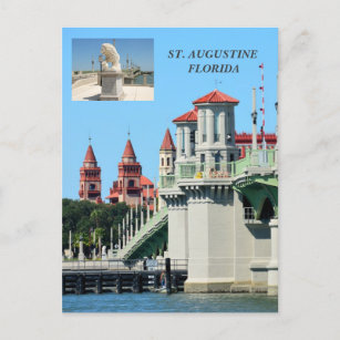 Bridge of Lions St. Augustine, Florida Postcard